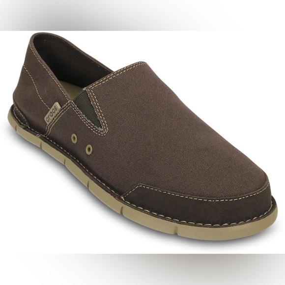 CROCS Other - Men's Brown Crocs Slip-On Shoes Size 7/Euro 40